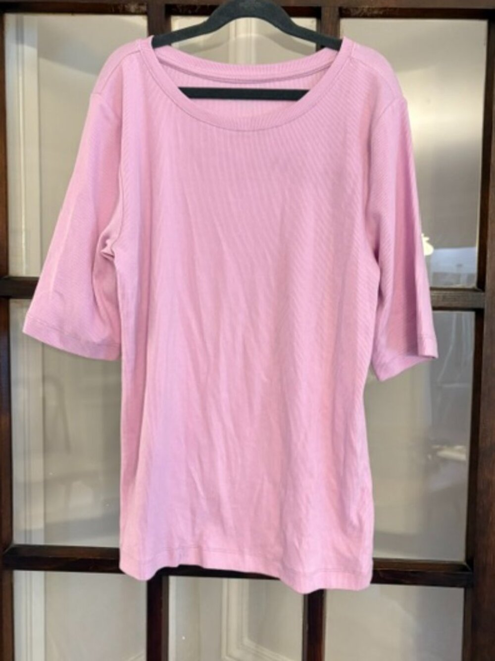 LOFT Pink Tee, Size Large